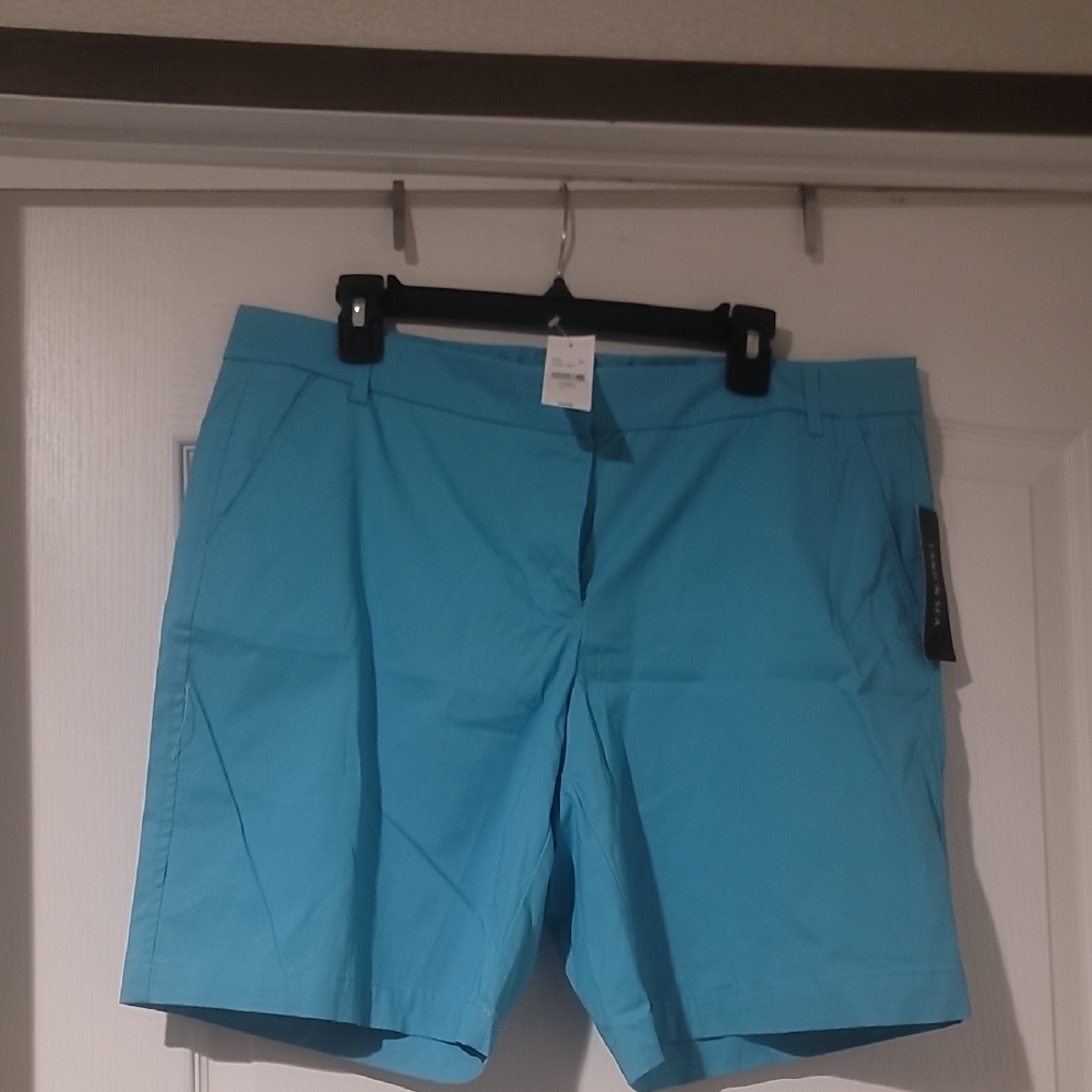 Land N Sea Shorts light BlueStretch Cotton Shorts withPockets size 14